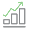 bar chart vector image